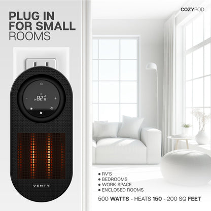 CozyPod Portable Plug In Heater